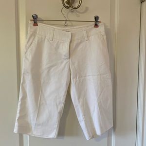 White Bermuda shorts
